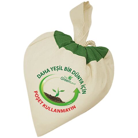 BC-8300 İp Büzgülü Ham Bez Çanta  