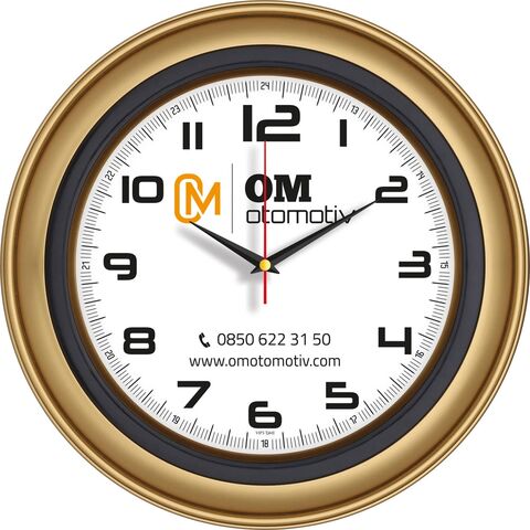 V30-509-A Plastik Duvar Saati  Ø 40 cm