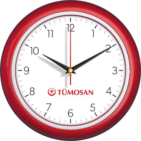 V30-510-K Plastik Duvar Saati  Ø 28 cm
