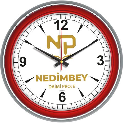 V30-523-GK Plastik Duvar Saati  Ø 42 cm