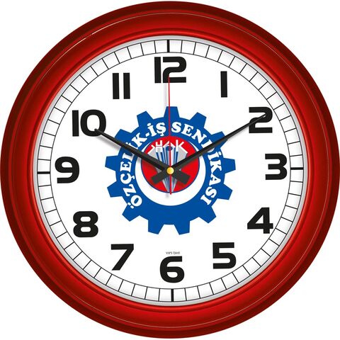 V30-523-K Plastik Duvar Saati  Ø 42 cm