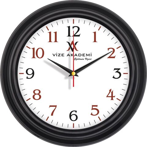 V30-527-S Plastik Duvar Saati  Ø 32 cm