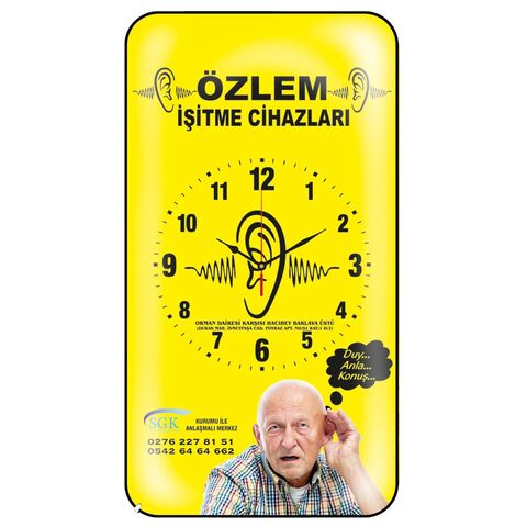 V30-532-B Bombe Duvar Saati  25,3 x 47 cm