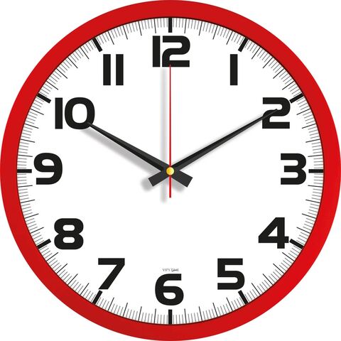 V30-534-K Plastik Duvar Saati  Ø 35 cm