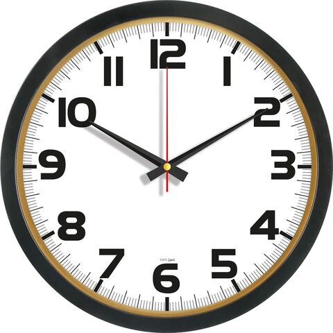 V30-534-S Plastik Duvar Saati  Ø 35 cm