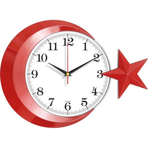 V30-536-B Plastik Duvar Saati  42,5 x 30,5 cm