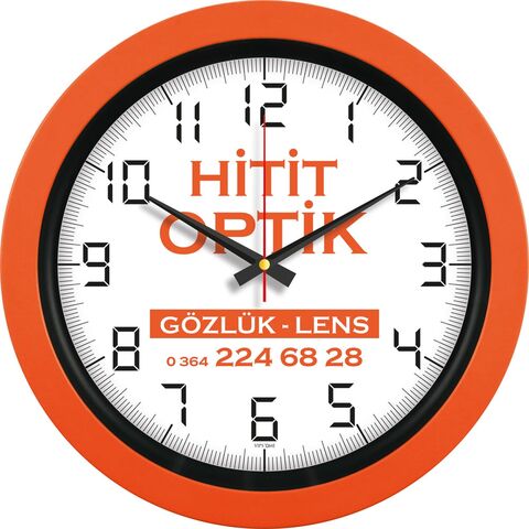 V30-546-T Plastik Duvar Saati  Ø 40 cm