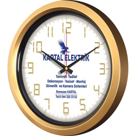 V30-551-AV Plastik Duvar Saati  Ø 40 cm