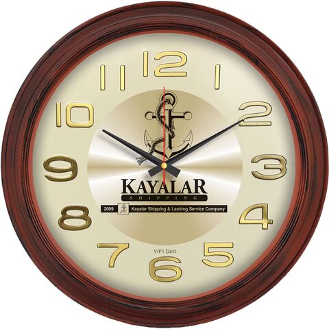 V30-604-AH Plastik Duvar Saati  Ø 46 cm