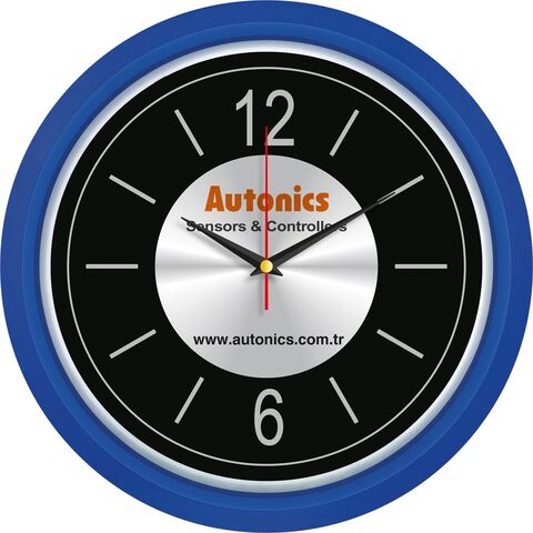 V30-606-L Plastik Duvar Saati  Ø 35 cm