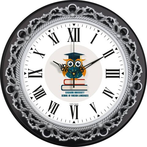 V30-860-S Plastik Duvar Saati  Ø 35 cm