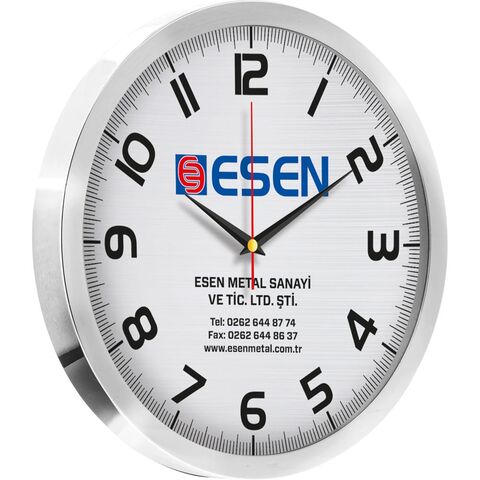 V30-940-B Metal Duvar Saati  Ø 30 cm