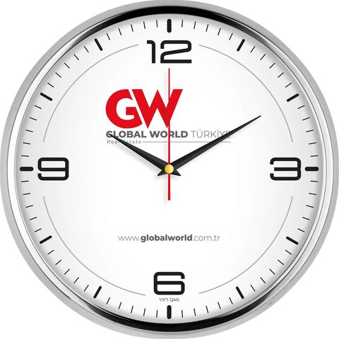 V30-950-B Metal Duvar Saati  Ø 31 cm