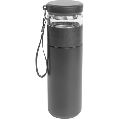 3760 Demlikli Termos Siyah 450 ml