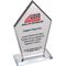 EKT-161 Kristal Plaket Şeffaf 12 x 21 cm