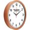 V30-575-B Metalize Duvar Saati Bronz Ø 30 cm