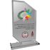 EKT-205 Kristal Plaket Şeffaf 12 x 21 cm